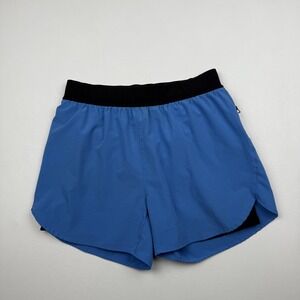 Whoop Running Shorts 4.0 Blue Black Medium Lined Performance Fitness Gym Mens